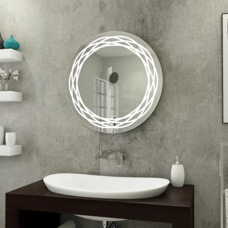 LumeVibe LED Front & Backlit Mirror with Defogger, Triple-LED Colours & Memory Function