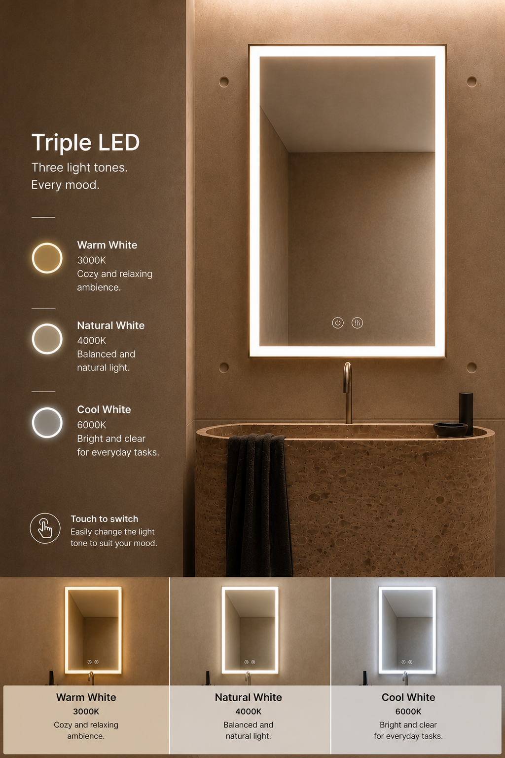 Auren LED mirror