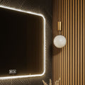 GlowZen LED Backlit Mirror with Defogger, Triple - LED Colours & Memory Function - Artessa