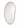 Ruve organic wall mirror in a gold finish on a plain background