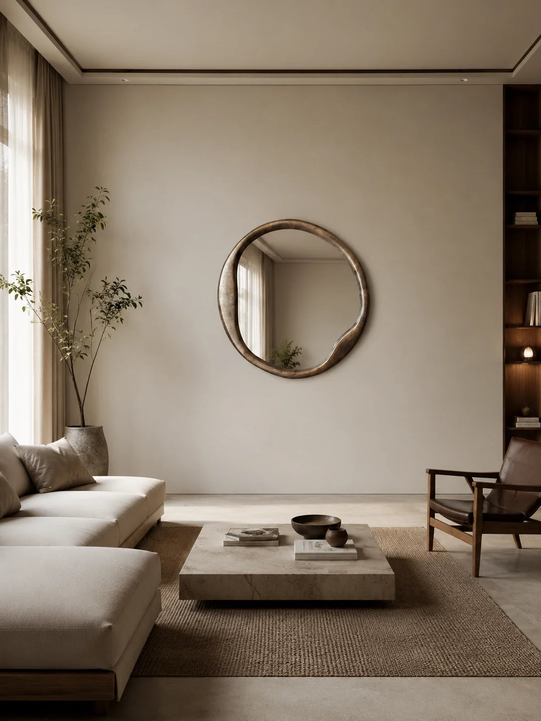Artessa mirror in a living space